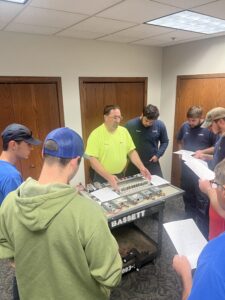 Refrigeration Technicians Participating in Training