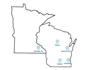 Bassett Mechanical Locations Map