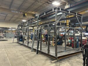 Engine Room Steel Frame